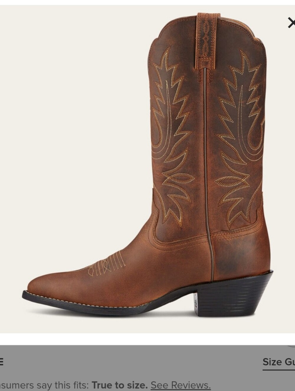Ariat 7B Heritage R Toe